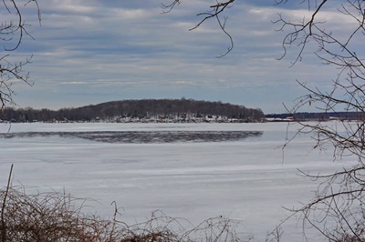 Across the Bay, Winter Scene <i>- by Cathy Contant</i>
